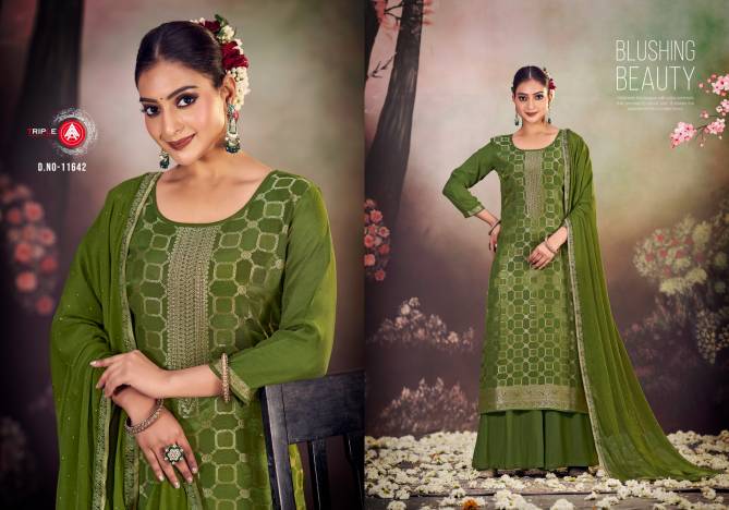 Loyal Edition 3 By Triple Aaa Muslin Jacquard Designer Salwar Suits Wholesale Price In Surat